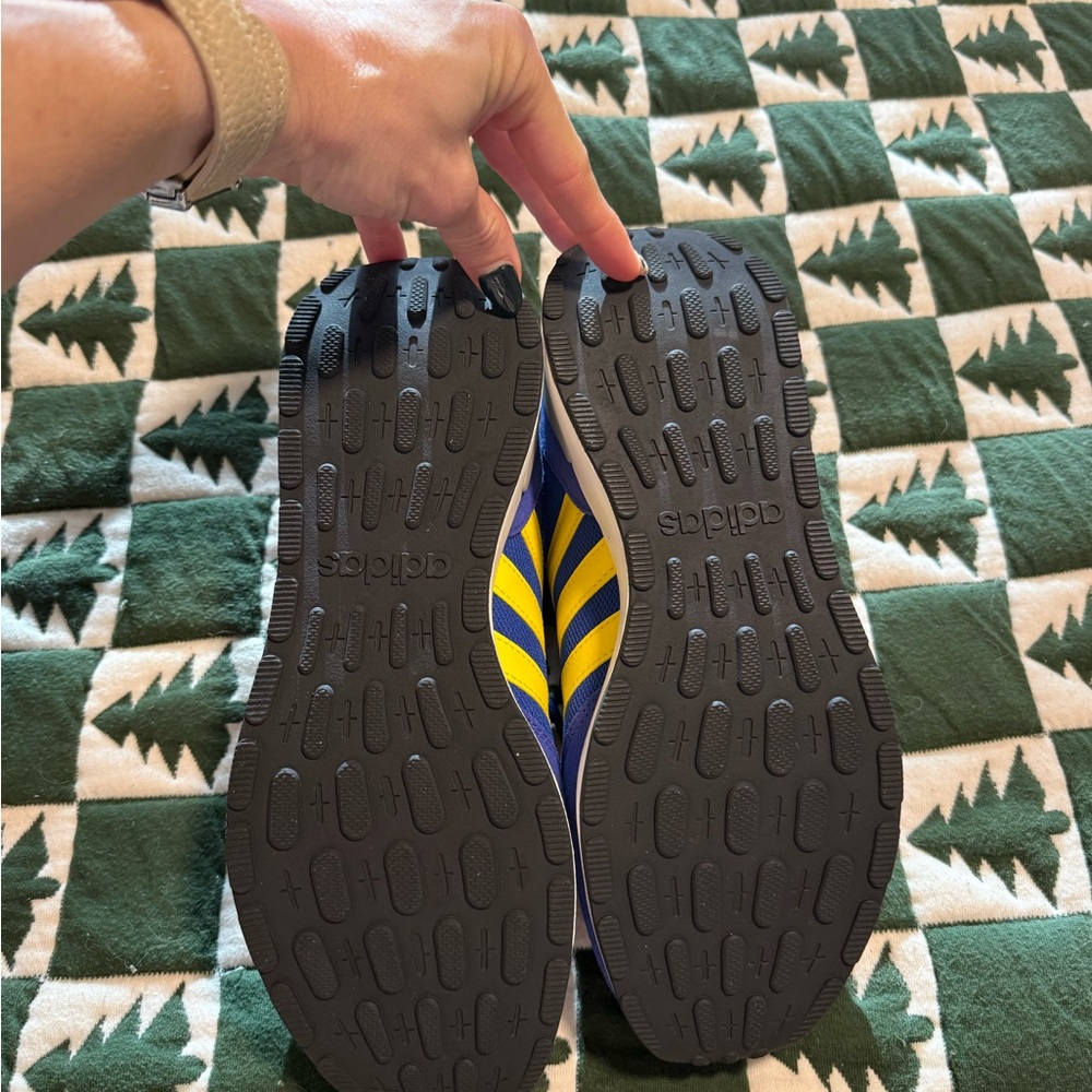 Nwot Adidas Royal Blue and Yellow Athletic Shoes - Picture 4 of 4